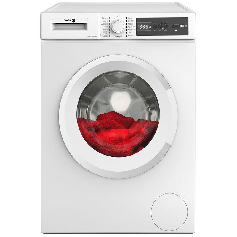 Lavadora carga frontal Fagor 3FE7412 – 8 kg, Clase A, 1.200 rpm