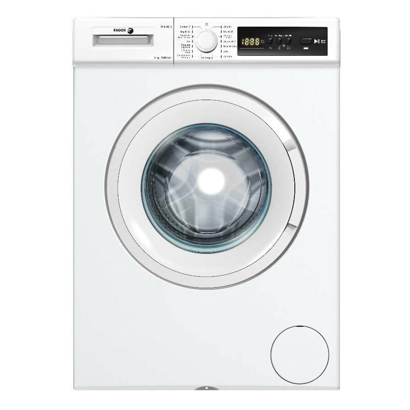Lavadora de carga frontal Fagor 3FE8212 – 8 kg, 1.200 rpm, 15 programas