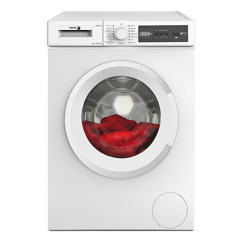 Lavadora carga frontal Fagor 4FE9214 – 9 kg, 1.400 rpm, Clase A