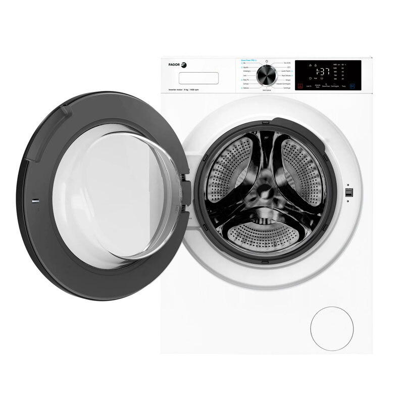 Lavadora de carga frontal Fagor 5FE-9714 – 9 kg, 1.400 rpm, Clase A