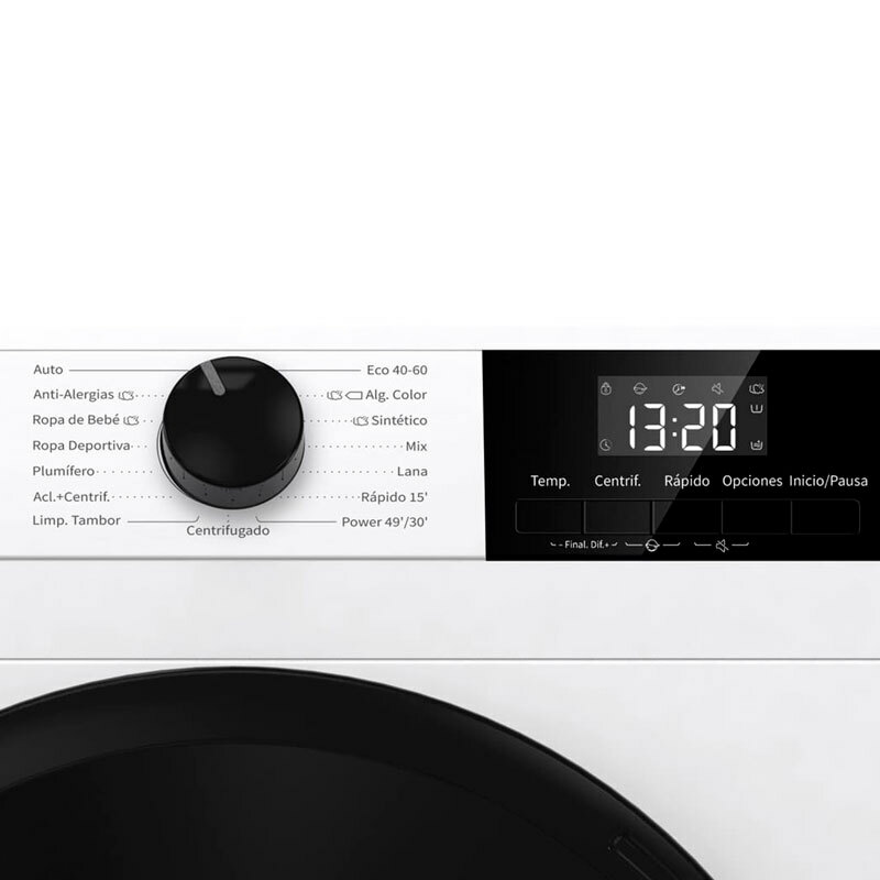 Lavadora carga frontal Hisense WF1G7021BW – 7 kg, Inverter, Vapor 99,9%