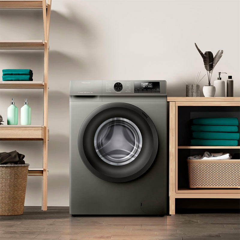 Lavadora Hisense WF1Q8041BT – 8 kg, 1.400 rpm, Clase A