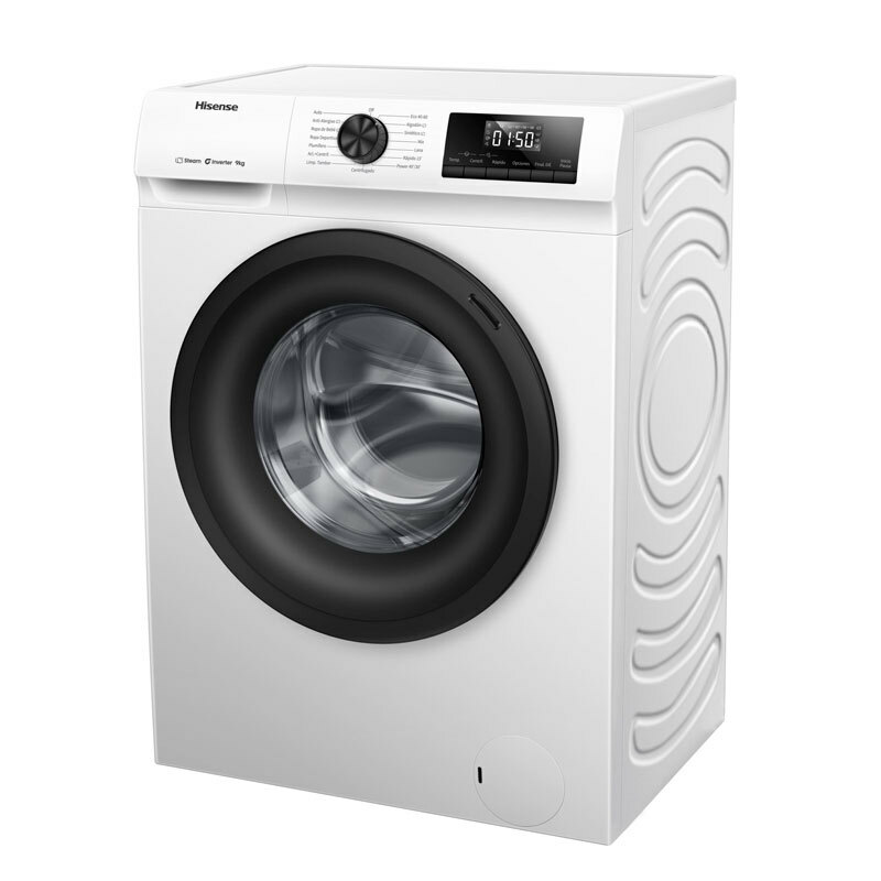 Lavadora carga frontal Hisense WF1Q9041BW – 9 kg, 1.400 rpm, Clase A