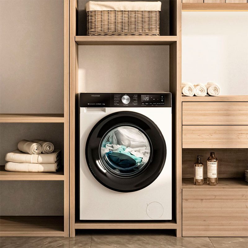 Lavadora carga frontal Hisense WF3S1043BW1 – 10 kg, 1.400 rpm, WiFi