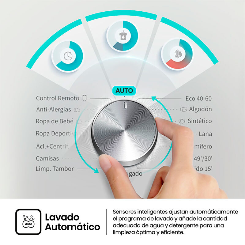 Lavadora carga frontal Hisense WF3S1043BW1 – 10 kg, 1.400 rpm, WiFi