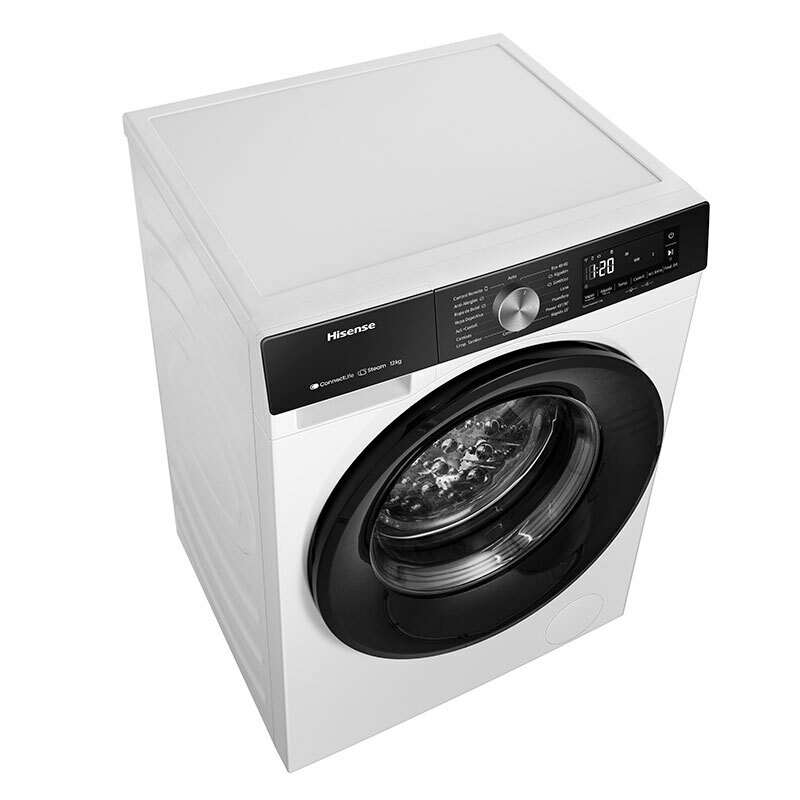 Lavadora Hisense WF3S1243BW3 – 12 kg, 1.400 rpm, WiFi