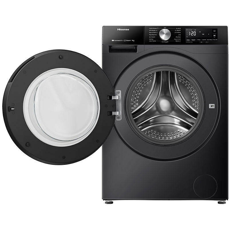 Lavadora carga frontal Hisense WF3S9043BB3 – 9 kg, 1.400 rpm, WiFi