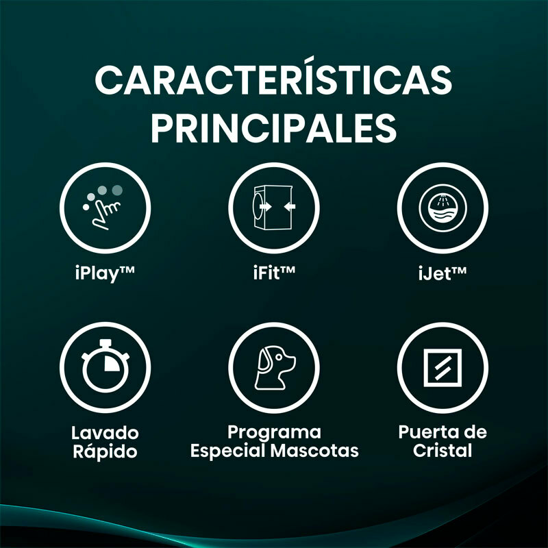 Lavadora frontal Hisense WF5i1245BWR – 12 kg, Dosificación automática, WiFi