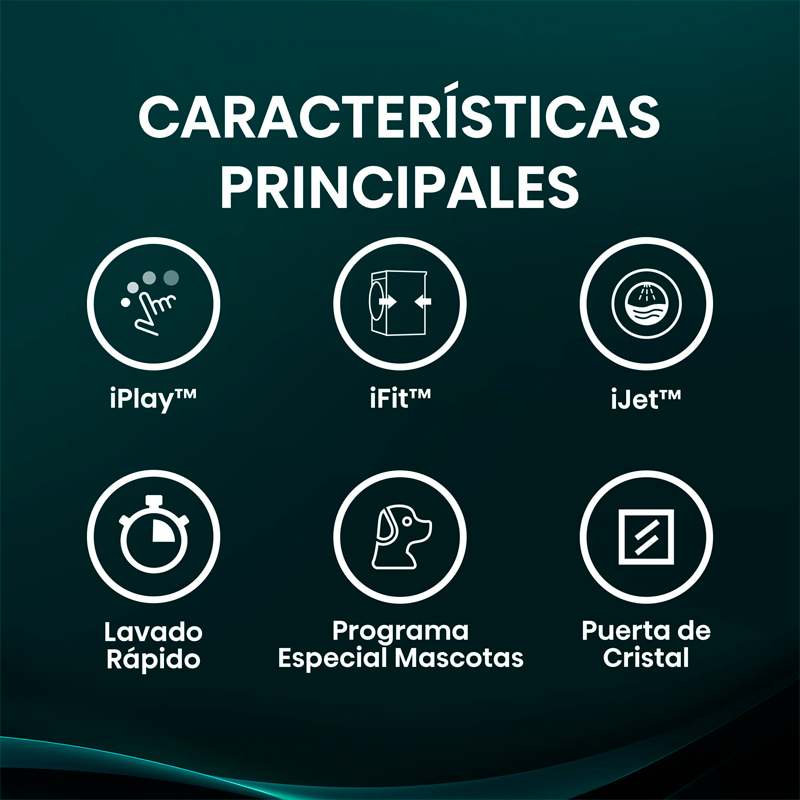 Lavadora de carga frontal Hisense WF5i9043BWFS – 9 kg, 1.400 rpm, Wi‑Fi