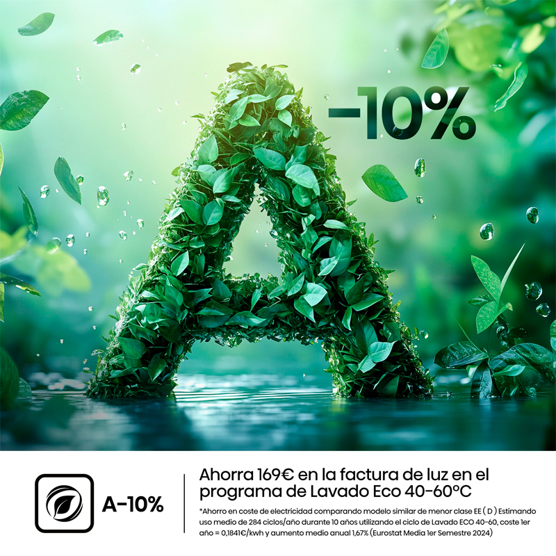 Lavadora de carga frontal Hisense WF5i9043BWFS – 9 kg, 1.400 rpm, Wi‑Fi