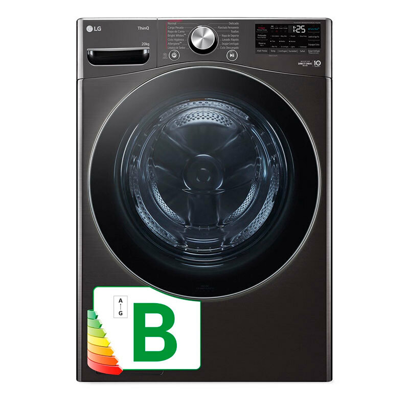 Lavadora carga frontal LG F0P3CYV2E – 20 kg, AI Direct Drive, TurboWash360