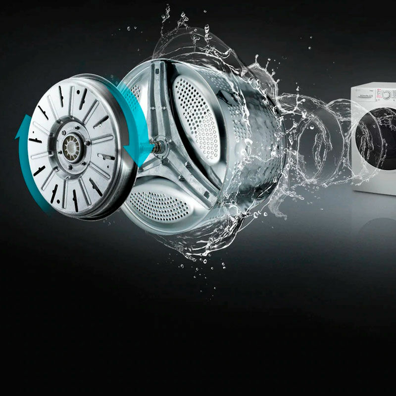 Lavadora carga frontal LG F1P1CY2W – 17 kg, Inverter Direct Drive, TrueSteam