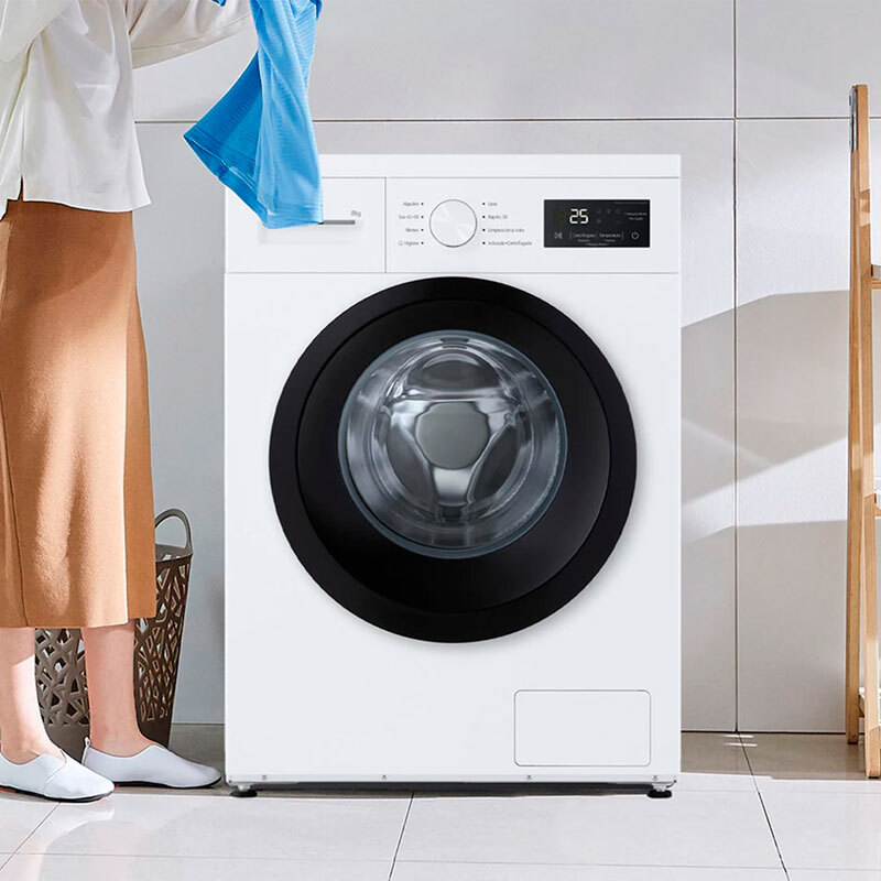 Lavadora carga frontal LG F4A10S8NWK – 8 kg, 1.400 rpm, Clase A