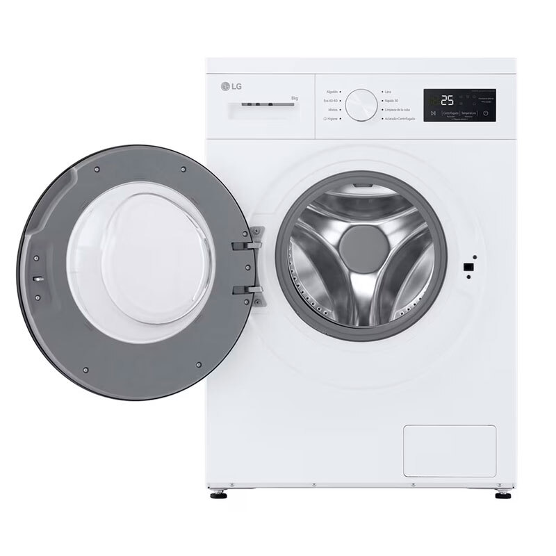 Lavadora carga frontal LG F4A10S8NWK – 8 kg, 1.400 rpm, Clase A