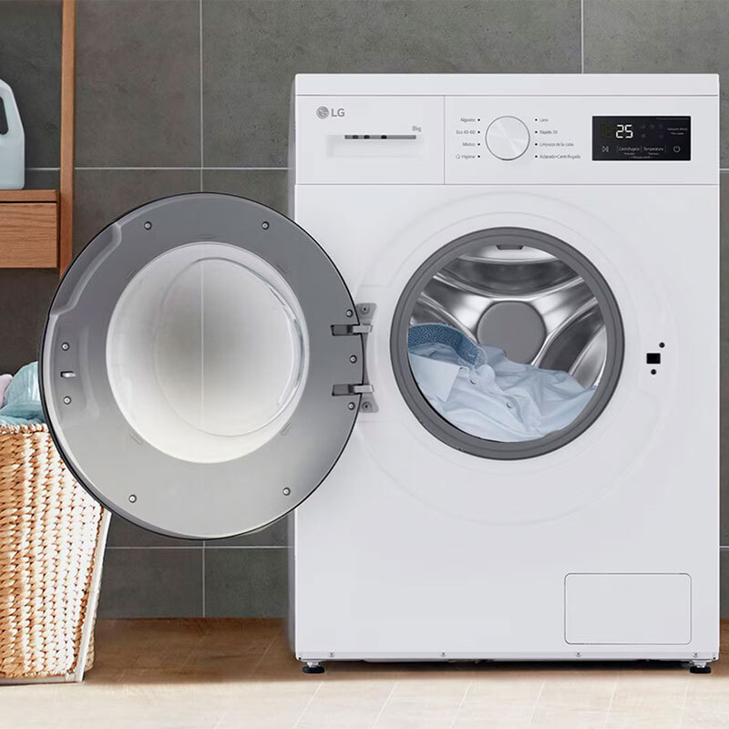 Lavadora carga frontal LG F4A10S8NWK – 8 kg, 1.400 rpm, Clase A