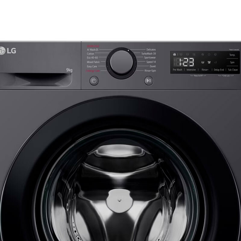 Lavadora de carga frontal LG F4WR5009A6M – 9 kg, 1.400 rpm, Wi‑Fi