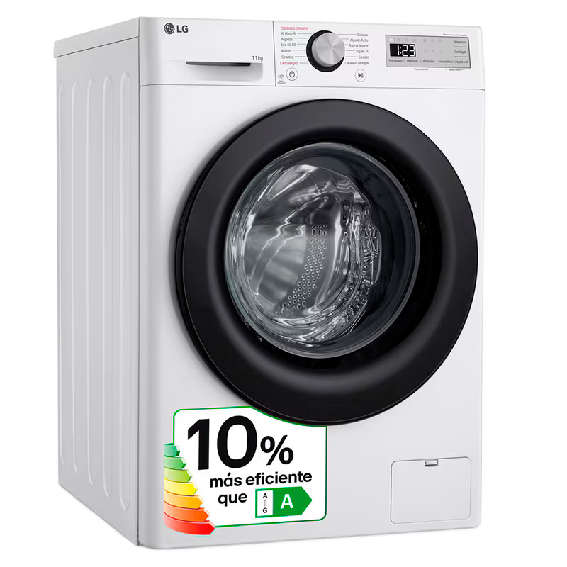 Lavadora carga frontal LG F4WR5011A6F – 11 kg, 1.350 rpm, AI Direct Drive