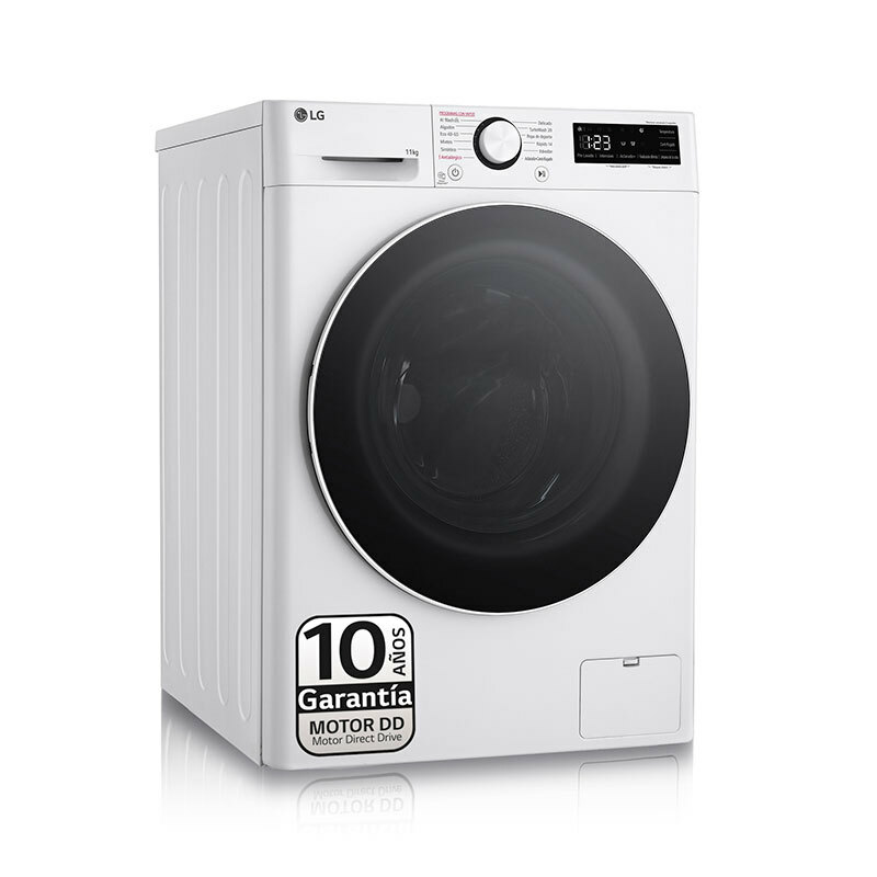 Lavadora frontal LG F4WR6011A0W – 11 kg, TurboWash360, Vapor