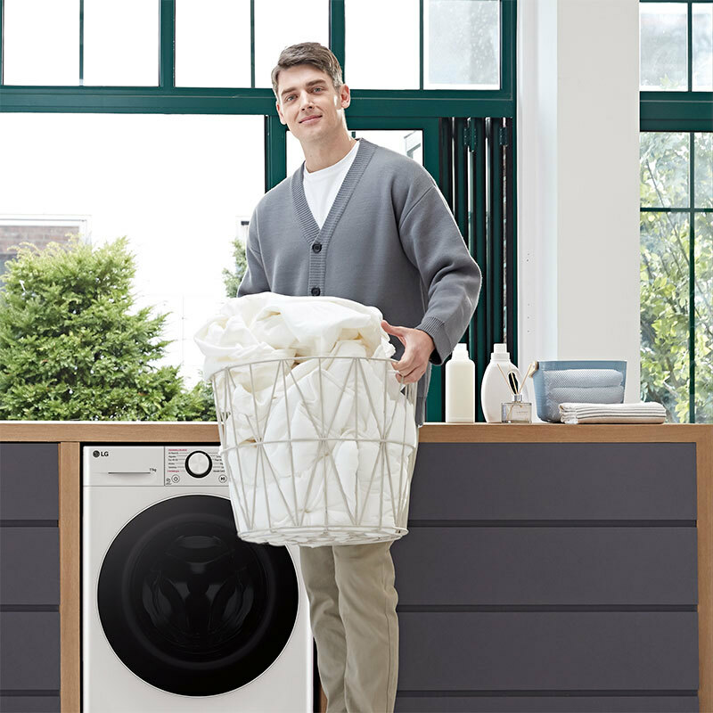 Lavadora frontal LG F4WR6011A0W – 11 kg, TurboWash360, Vapor