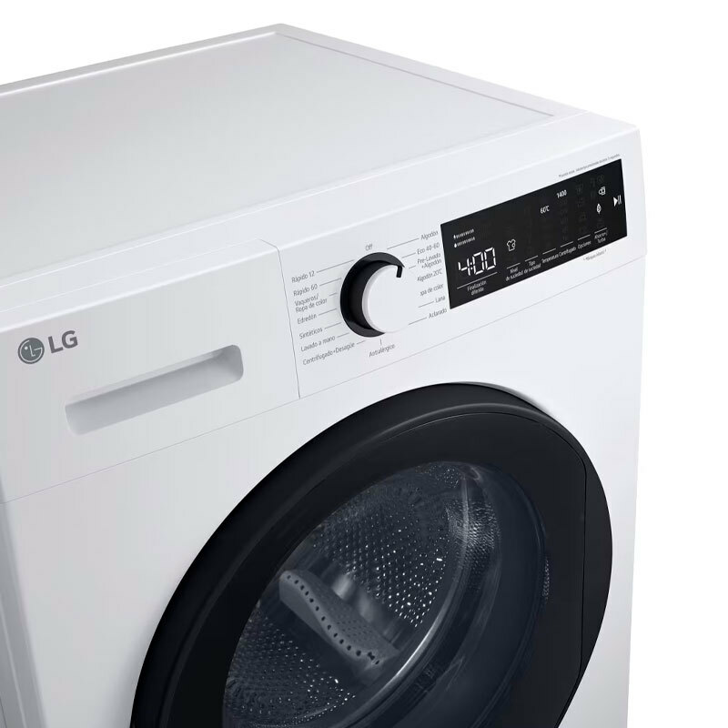 Lavadora carga frontal LG F4WT2009S3W – 9 kg, Inverter 1.400 rpm, Clase A