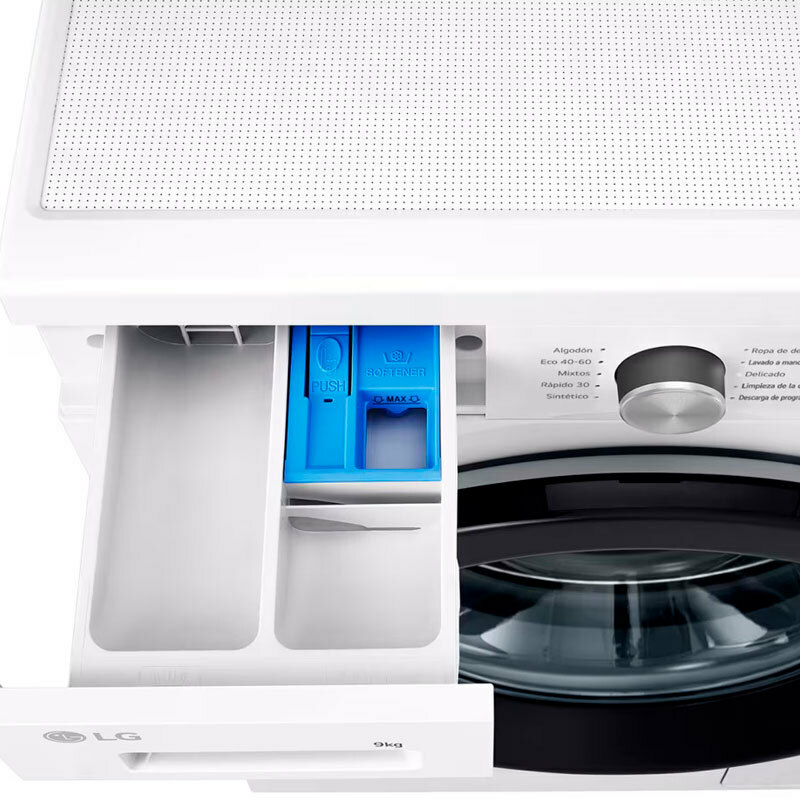 Lavadora frontal LG F4X1009NWK – 9 kg, 1.400 rpm, Wi‑Fi