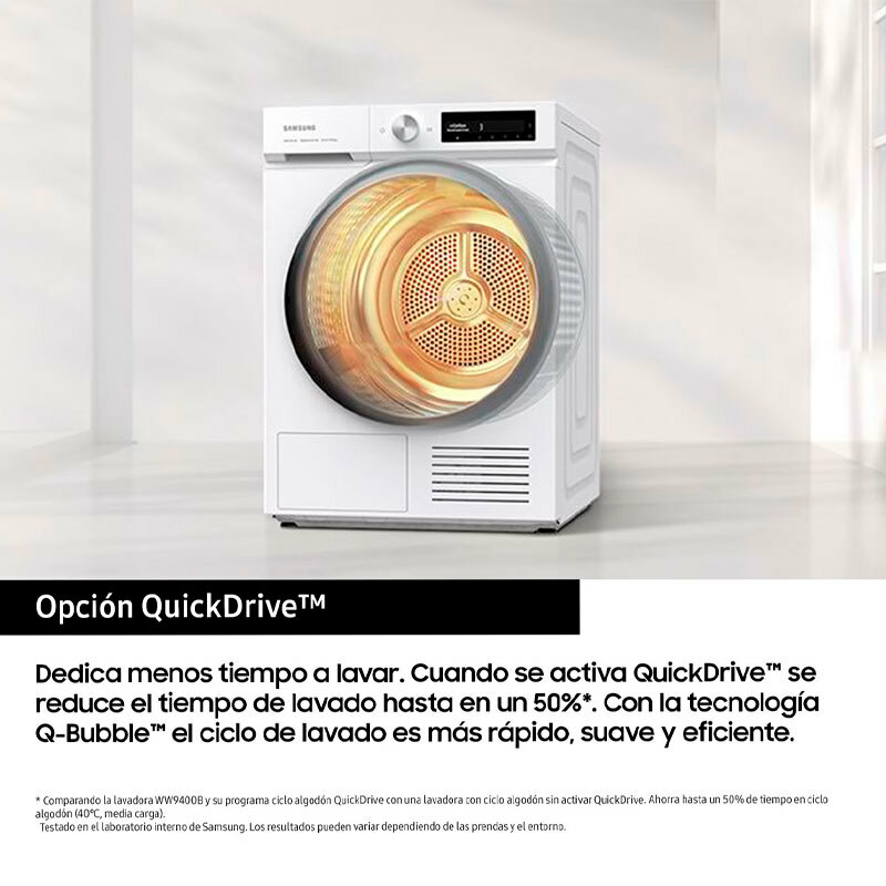 Lavadora carga frontal Samsung WW11DB8B95GHU3 – 11 kg, Autodosificación, Wi‑Fi