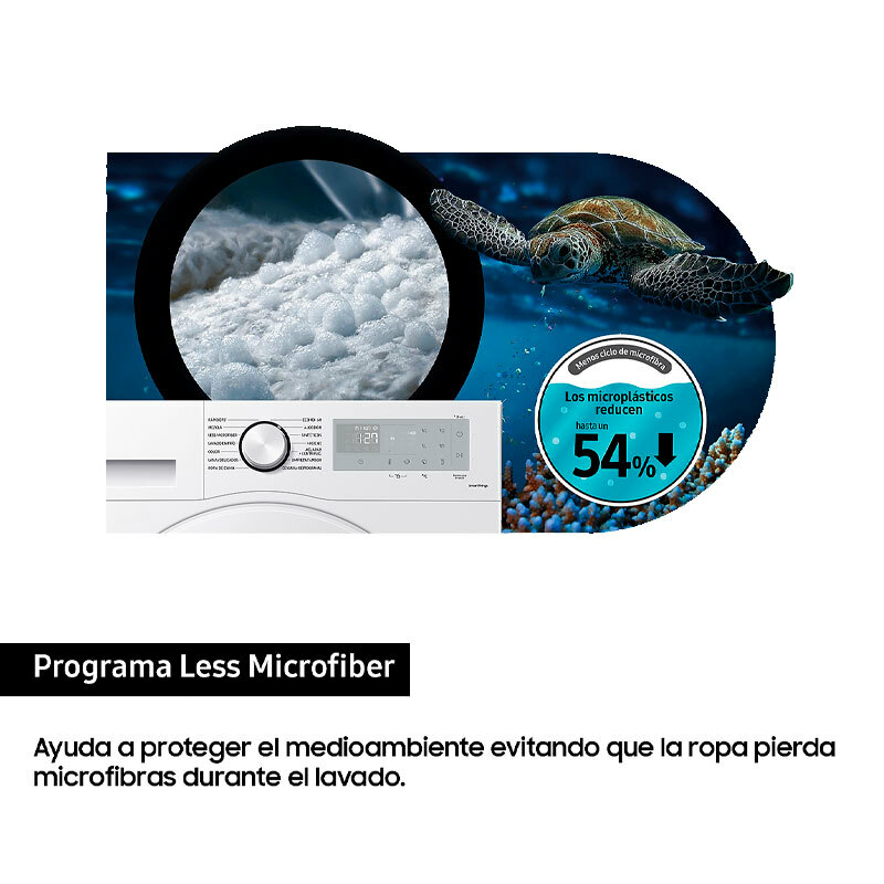 Lavadora carga frontal Samsung WW80CGC04DTHEC – 8 kg, EcoBubble, Wi‑Fi