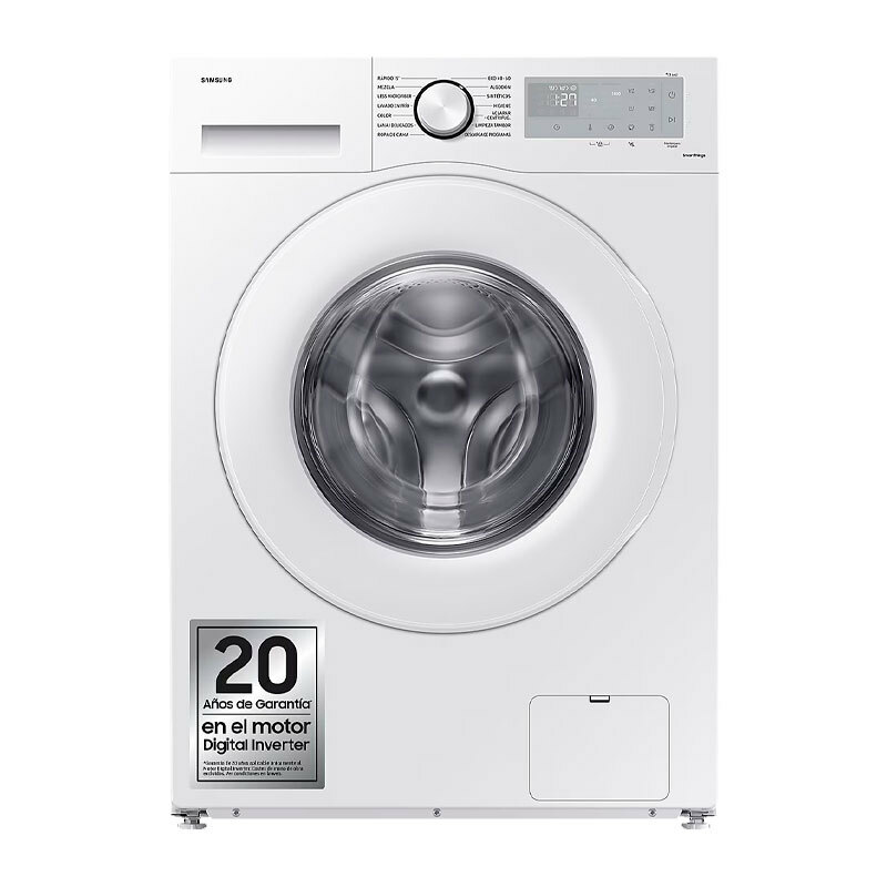 Lavadora carga frontal Samsung WW80CGC04DTHEC – 8 kg, EcoBubble, Wi‑Fi