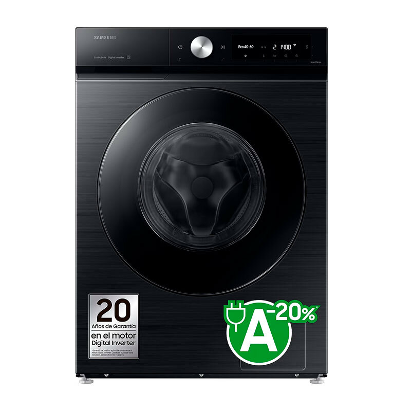 Lavadora carga frontal Samsung WW90DB7U94GBU3 – 9 kg, Autodosificación, Wi‑Fi SmartThings