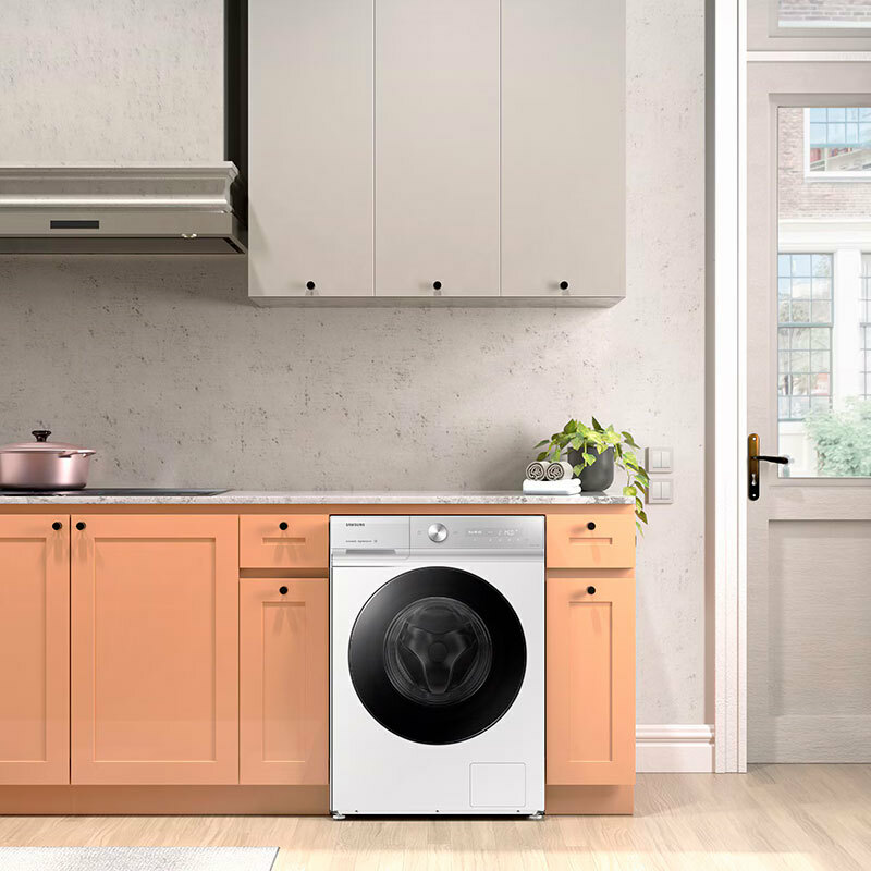 Lavadora carga frontal Samsung WW90DB8U95GHU3 – 9 kg, Autodosificación, WiFi SmartThings