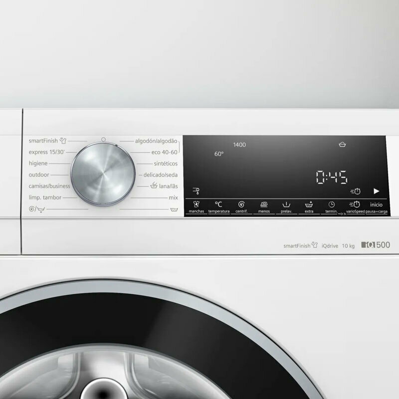 Lavadora carga frontal Siemens WG54G2Z1ES – 10 kg, 1.400 rpm, Clase A