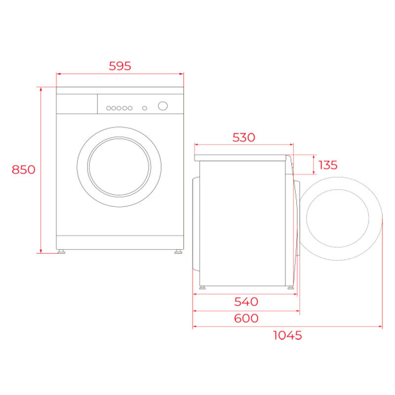 Lavadora libre instalación Teka WMK 70940 – 9 kg, Inverter, 1.400 rpm