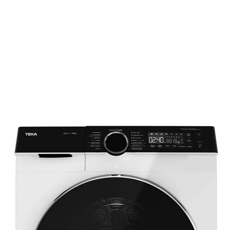 Lavadora frontal Teka WMK 81050 WH – 10 kg, AutoDose, T-Inverter