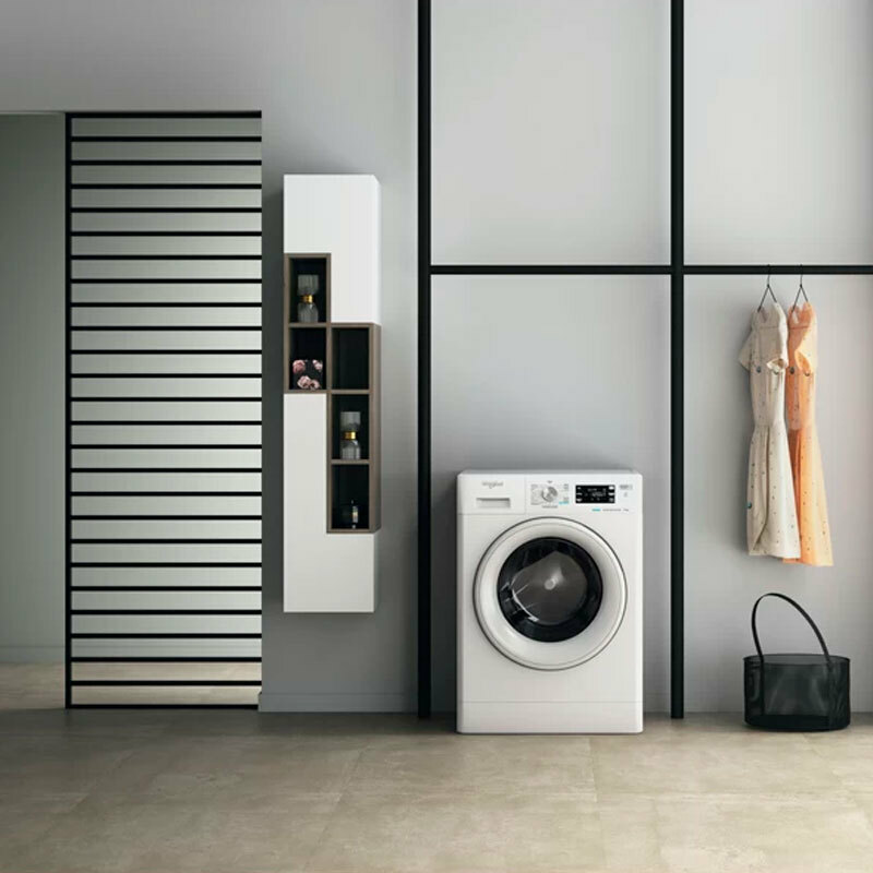 Lavadora frontal Whirlpool FFB7259WVSP – 7 kg, Inverter 1.200 rpm, Vapor