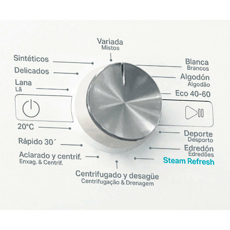 Lavadora frontal Whirlpool FFB9489WVSPT – 9 kg, 1.400 rpm, Clase A