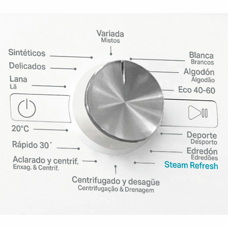 Lavadora carga frontal Whirlpool FFB 8258 WV SP – 8 kg, Motor Inverter, Función vapor