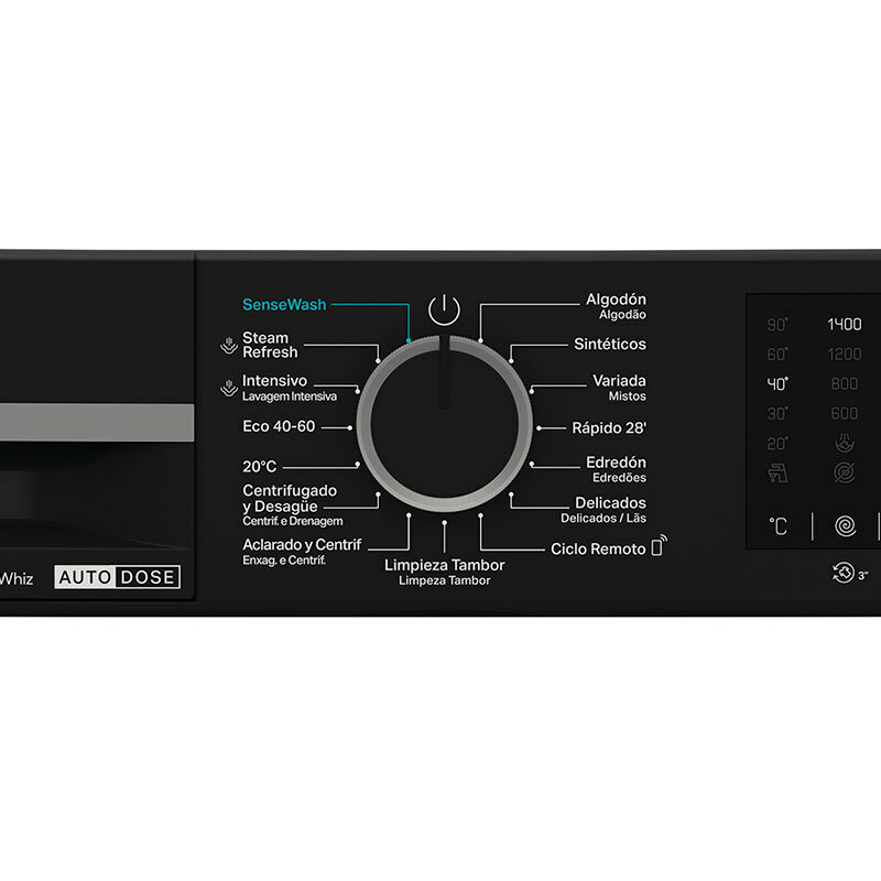 Lavadora Whirlpool WPM911WADSSPT – 9 kg, 1400 rpm, AutoDose