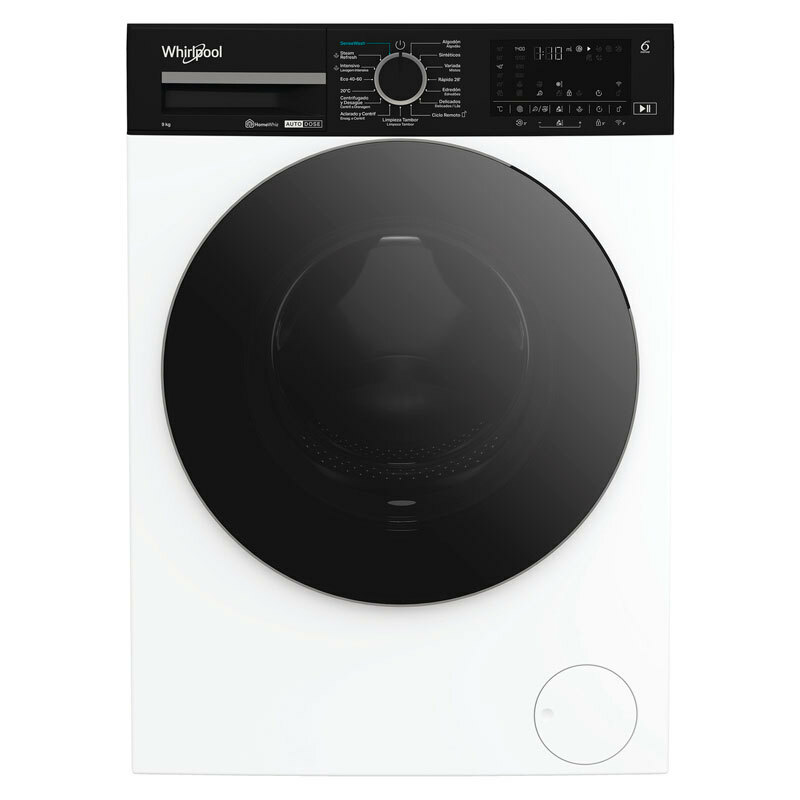 Lavadora frontal Whirlpool WPM97WADSSPT – 9 kg, 1.400 rpm, WiFi