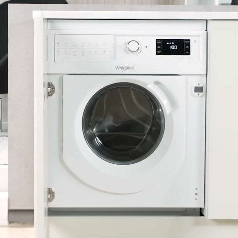 Lavadora integrable Whirlpool BIWMWG71483EEUN – 7 kg, Inverter, FreshCare+