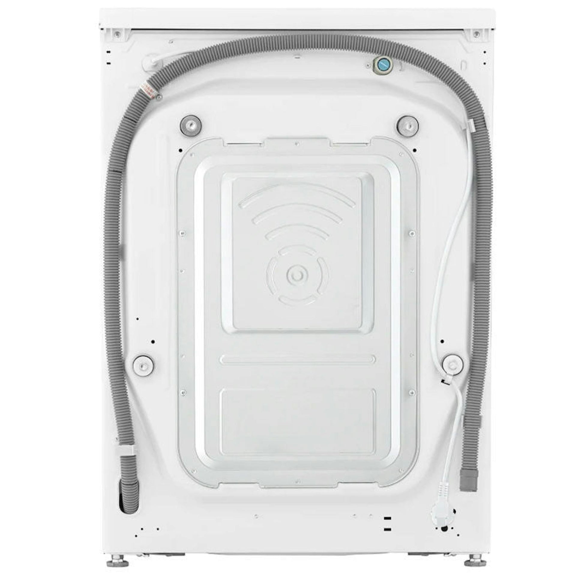 Lavadora LG F4WV5012S0W vista trasera