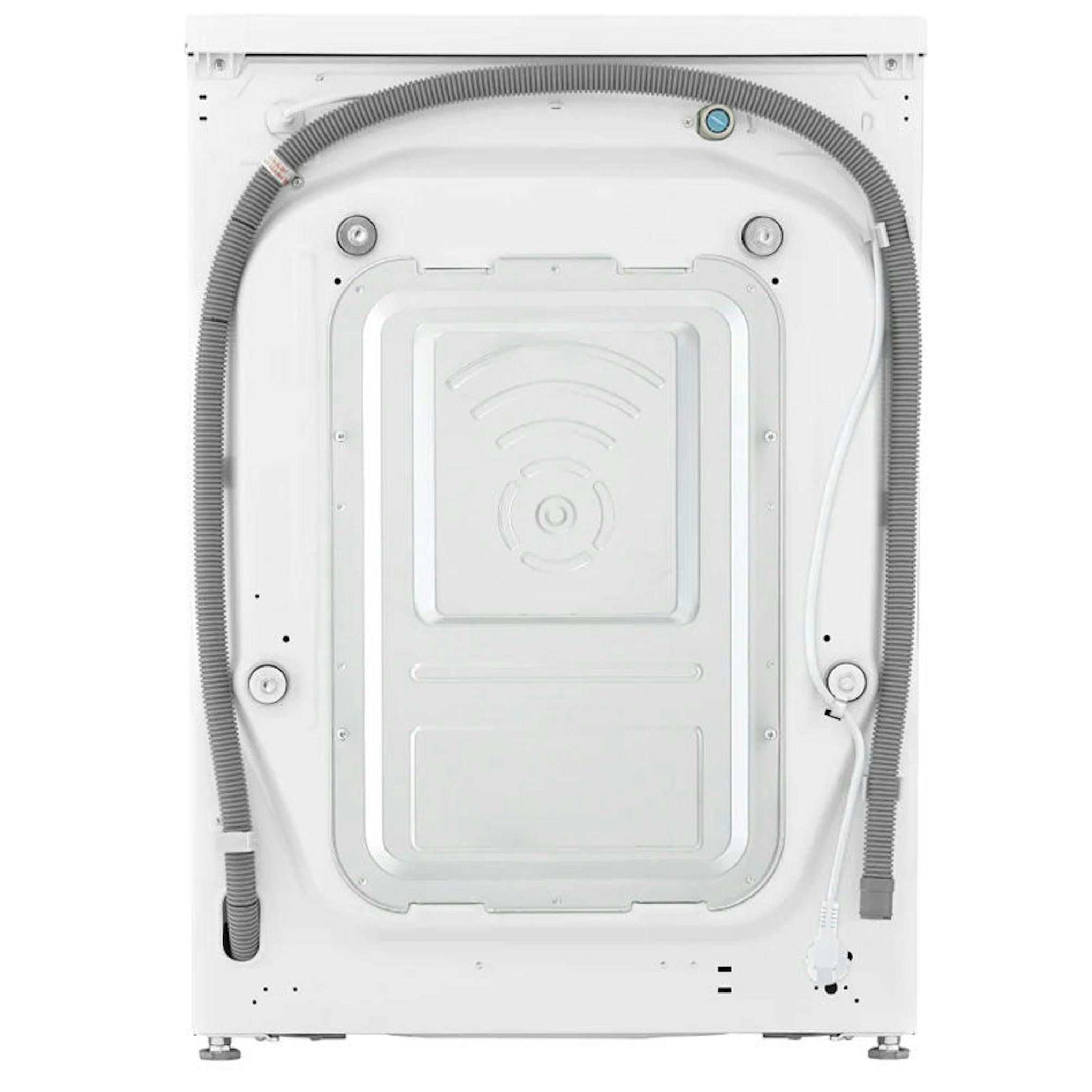 Lavadora LG F4WV5012S0W vista trasera