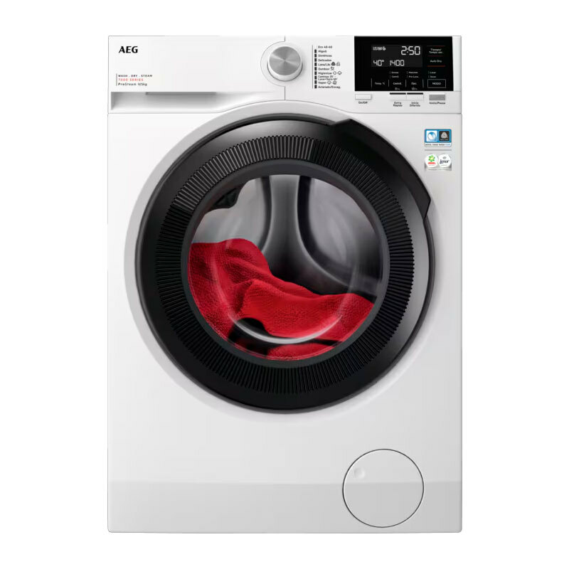 Lavasecadora AEG LWR7194M4B – 9 kg lavado, 5 kg secado, ProSteam