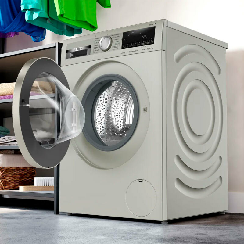 Lavasecadora Bosch WNA1341XES – 9 kg lavado, 5 kg secado, Motor EcoSilence