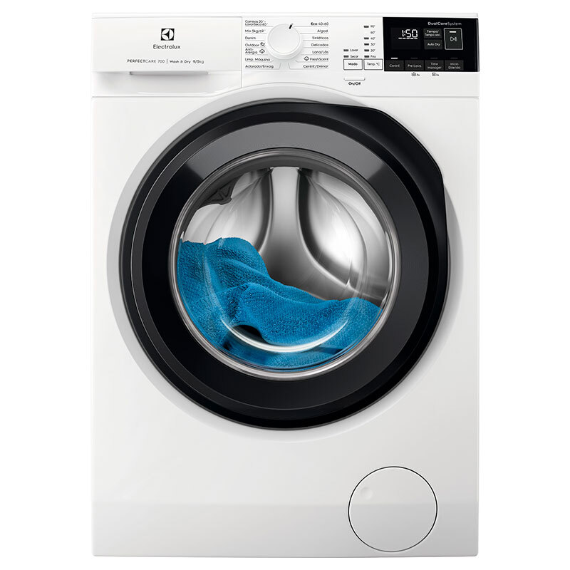 Lavasecadora Electrolux EW7W4943EB – 9 kg/5 kg, 1400 rpm, Vapor SteamRefresh