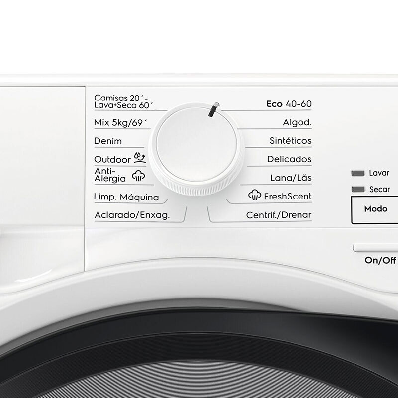 Lavasecadora Electrolux EW7W4943EB – 9 kg/5 kg, 1400 rpm, Vapor SteamRefresh