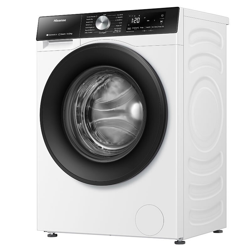 Lavasecadora Hisense WD3S1043BW3 – 10,5 kg lavado, Motor Inverter, Wi‑Fi