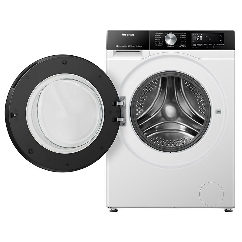 Lavasecadora Hisense WD3S1043BW3 – 10,5 kg lavado, Motor Inverter, Wi‑Fi
