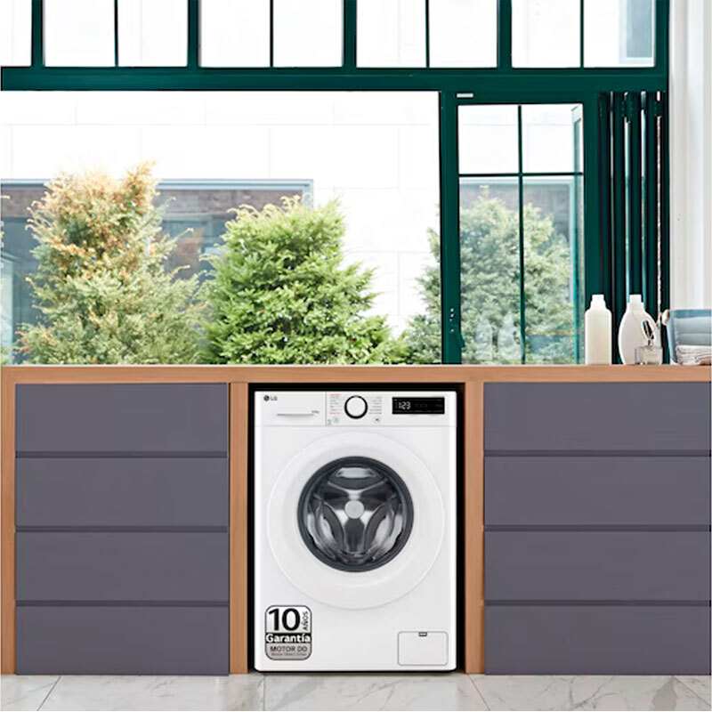 Lavasecadora LG F4DR5009A3W – 9 kg lavado/6 kg secado, Inverter Direct Drive AI DD, Función Vapor
