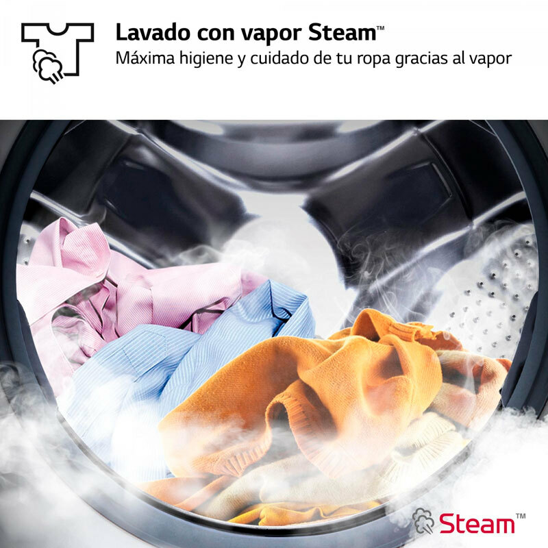 Lavasecadora LG F4DR6010A0W – 10 kg lavado, 6 kg secado, AI Direct Drive (10 años)