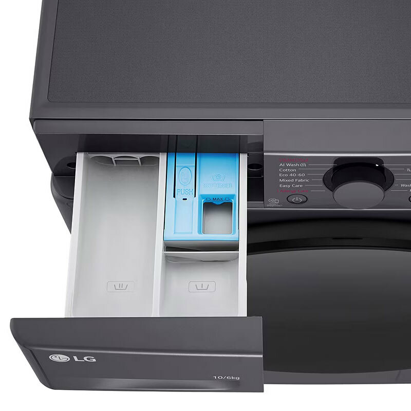 Lavasecadora LG F4DR6010AGM – 10/6 kg, AI Direct Drive, TurboWash360